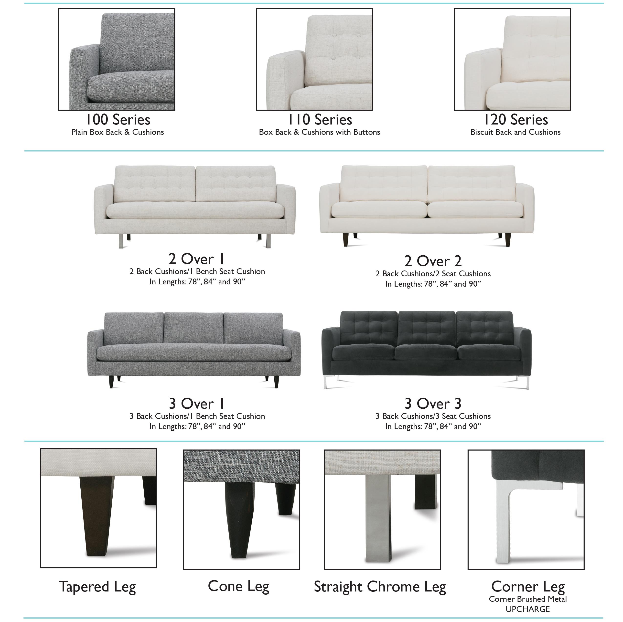 Rowe modern clearance mix sofa